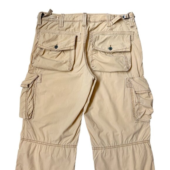 90s Vintage Polo Jeans Co Cargo Pants Baggy Utility Ralph Lauren Pockets Straps. - Picture 4 of 8